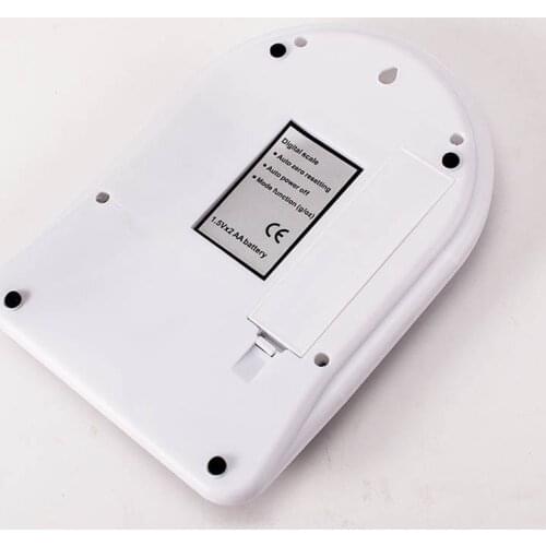 10kg Household Kitchen Scale Electronic Food Scales Diet Scales Measuring Tool Slim LCD Digital Electronic Weighing Mini Scale