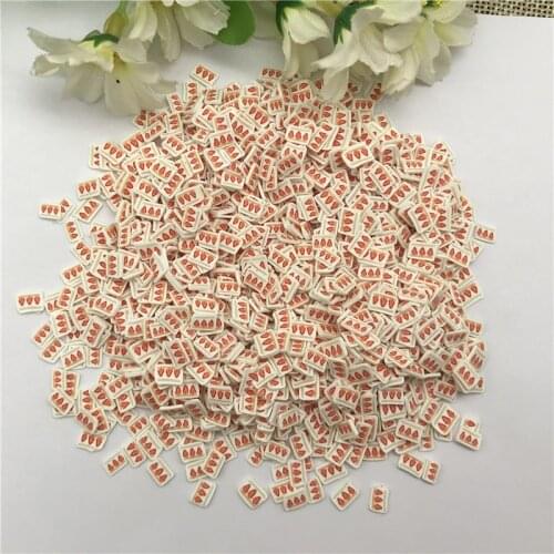 20g 5mm Strawberry Cake for Resin DIY Supplies Nails Art Polymer Clear Clay accessories DIY Sequins scrapbook shakes Craft