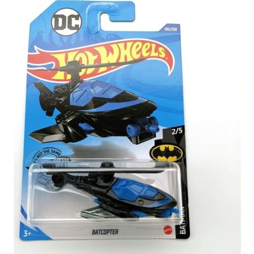 2020-195 Hot Wheels Cars BATCOPTER Metal Die-cast Simulation Model 1/64 Cars Toys