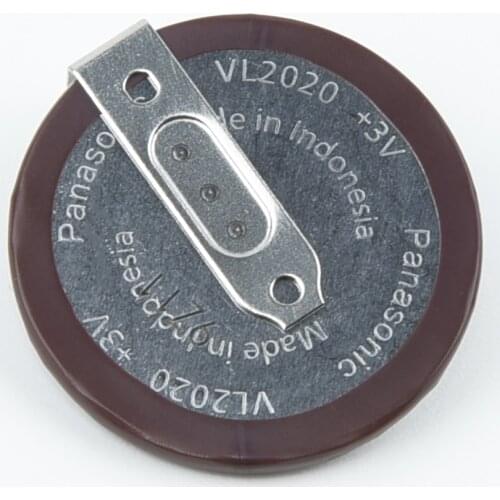 Rechargeable Button Lithium Battery ML2020 VL2020 Battery For Panasonic BMW E46 E60 E90 Accu FOB F1 Fobs Key 90 Degree Soldering