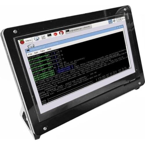 7 Inch LCD Acrylic Case Raspberry Pi 3 Model B LCD Touch Screen Display Monitor Bracket Case for Raspberry Pi 3 LCD