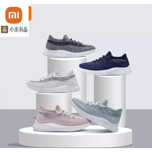 Youpin mijia men and women antibacterial night vision casual shoes night reflective integrated socks men and women sports shoes