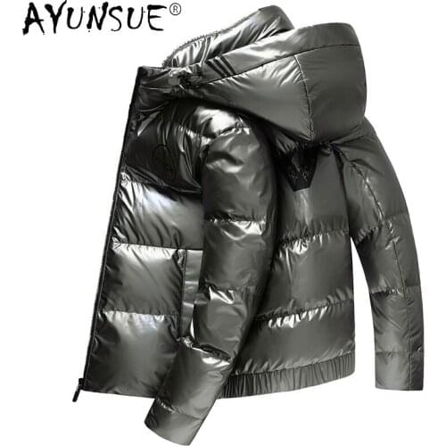AYUNSUE Winter Jacket Men 90% White Duck Down Mens Clothing Warm Mens Jackets Fashion Autumn Coat Male Veste Homme LXR626
