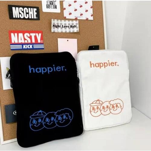 Tablet case laptop storage bag pouch Korea ins cute villain laptop bag For apple macbookpro13/15 liner 11 inch female Girl