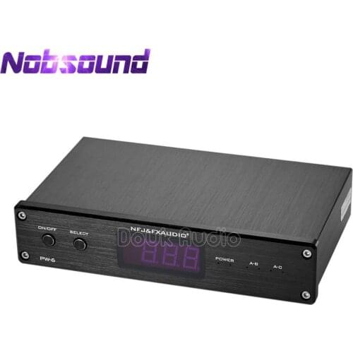 Nobsound FX-AUDIO PW-6 Audio Switcher Spiltter Selector Crossover 2-Way Speaker Amplifier Comparator