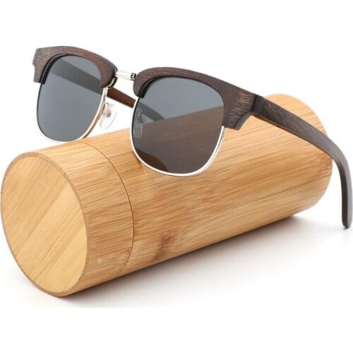 AZB Wood Men Sunglasses Polarized Wooden Sun Glasses for Women Mirror Lens Handmade Fashion UV400 Eyewear Accessories