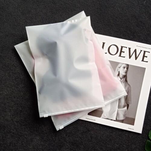 50pcs Zip Seal Lock Plastic Bags With Slider For Clothing Underwear Toys Cosmetics Retail Package Bag Closet Organizers