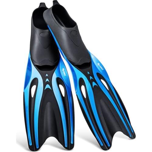 Professional Swimming Fins Portable Adult Scuba Diving Silicone Long Submersible Snorkeling Water Sports Equipment Dive Flippers