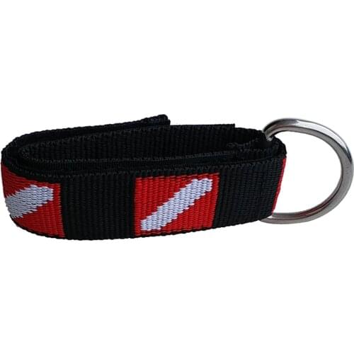 Adjustable Scuba Diving Wrist Strap Lanyard Hanging Strap Band with D-Ring For Pool Piscina Adjustable fastening tape