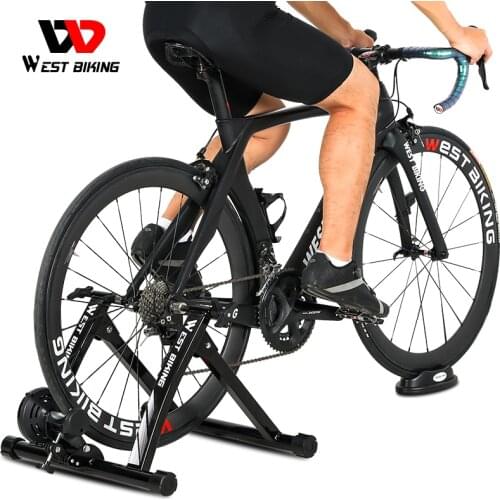 WEST BIKING Indoor Exercise Cycling Trainer Home Training Bicycle Magnetic Resistance Bicycle Roller MTB Road Bike Fitness Tool