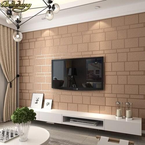 Beibehang Modern luxury Brick wallpapers for living room Bedroom Background Wall Paper roll living room decoration papel wall