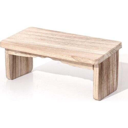 Solid wood meditation stool worship Buddha stool folding stool drinking tea kneeling stool kneeling stool meditation cushion sit