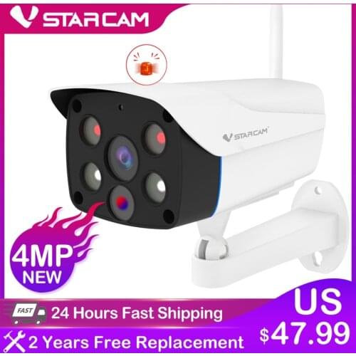 Vstarcam New 4MP IP Camera Outdoor Wifi Camera Video Surveillance Security Cam waterproof Intercom Color/IR Night Vision 2MP/3MP
