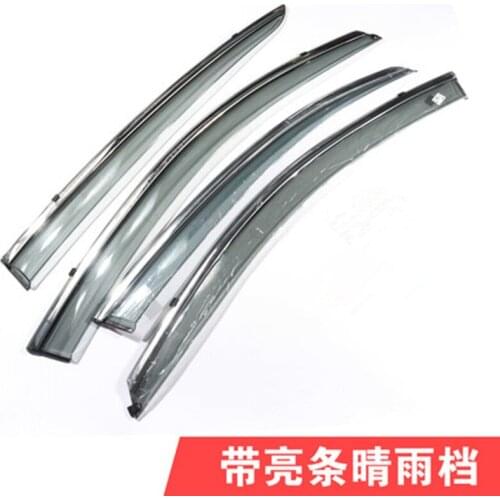 High quality ABS Car Window Rain Shield Shelters Cover Sun Window Visor for Chery Tiggo 7 2015-2018 Car Styling Accessories
