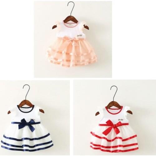 2020 Fashion Baby Girl New Summer 1pc Girl Kids Baby Pretty Dress Birthday Dress for Baby Girl infantil Vestido 0-2 Years Dress