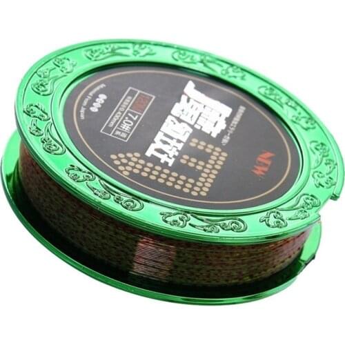 120 meters Nylon fishing line with speckle color so fish cannot find it in water suitable for smart and big fish