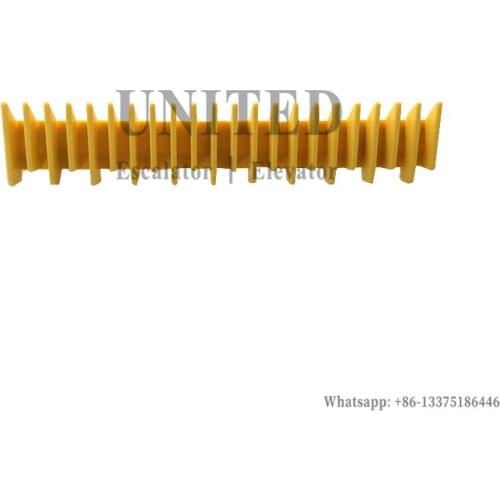 20pcs UNITED Escalator Yellow Plastic Demarcation Strip GAA455BX2 22T CENTER MIDDLE