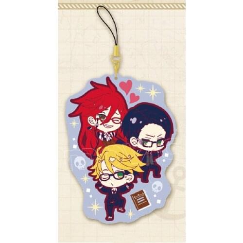 BKuroshitsuj Sebastian Pendant Portachiavi Big Size keychain Phone Strap keyring