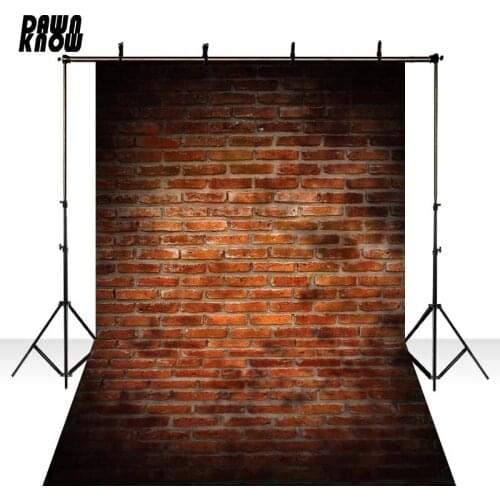 DAWNKNOW Retro Brick Wall Photography Background Backdrop Photocall For Wedding Children Photo Shoot Studio Props GY197