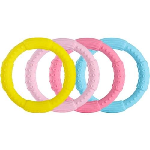 Infants Sensory Teething Bracelet Silicone Kid Baby Chewing Biting Toy for Autism ADHD Chew Play Gym Montessori Rattle Baby Gift