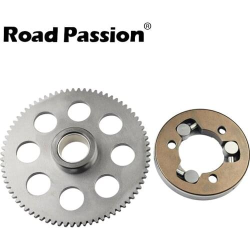 Road Passion Motorcycle One way Starter Clutch Gear Assy Kit For Yamaha VMAX1200 VMX12 1982-2007 XVZ1200 83-89 XVZ1300 1986-1993