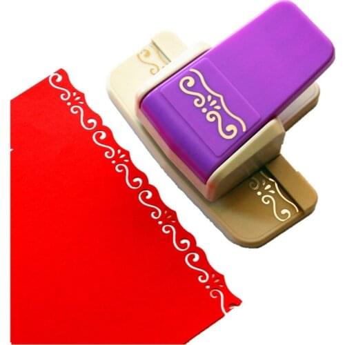 Effortless Flower Hole Border Punch Paper Craft Punches For Scrapbooking Puncher Machine Cutting DIY Tools Office Stationery