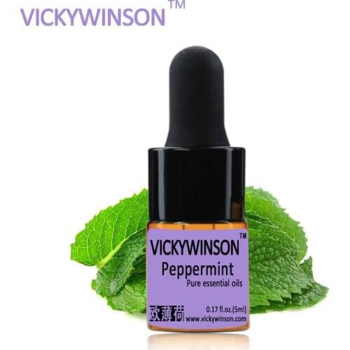 Peppermint essential oil 5ml 100% Pure Essential Oil Deep Clean Pores Black Head essential oils for aromatherapy diffusers