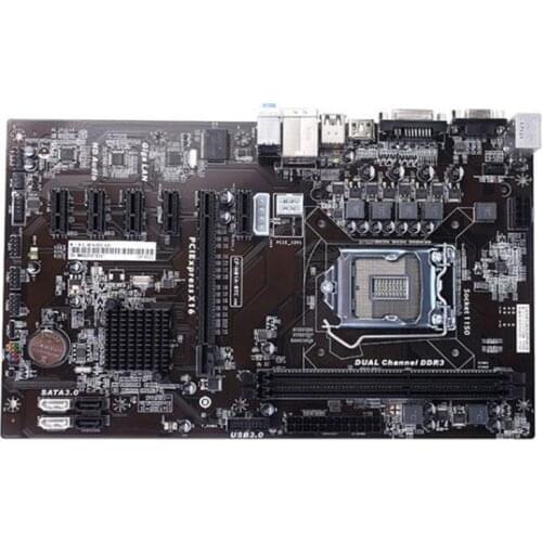 H81P BTC motherboard 6GPU 6PCI-E H81A-BTC motherboard LGA 1150 H81 BTC PRO TB85 mining motherboard