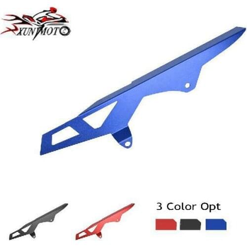 Motorcycle CNC Aluminum Rear Tire Mud Chain Guard Cover Sprocket For Suzuki GSXR 600 K6 2006 Blue Black Red