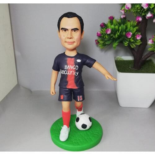 Fantasy Custom Football Star Figures 24cm Height 14# Cruijff Doll Maradona Customize Different Face Soccer Kit Great Collections