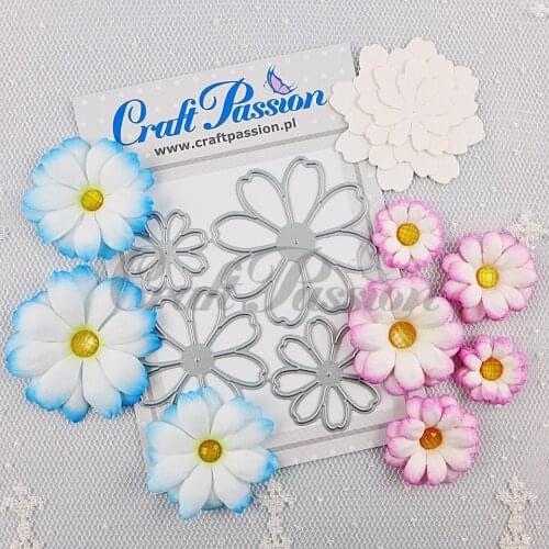 New Metal cutting dies cut die 4pc flowers mold card Scrapbook paper craft knife mould blade punch stencils