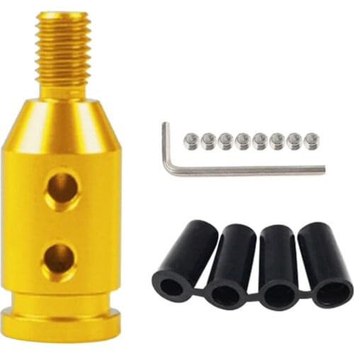 New Aluminum Shift Knob Adapter for BMW Non Threaded Shifters 10x1.5mm Golden