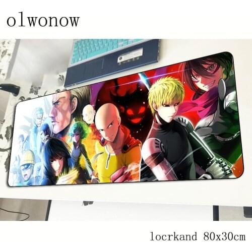 ONE PUNCH-MAN mousepad gamer Customized 800x300x3mm gaming mouse pad Personality notebook pc accessories padmouse ergonomic mat