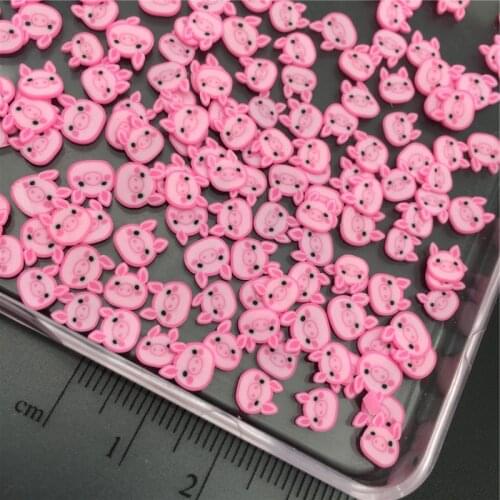 60g Pig Polymerclay,Soft Clay Sprinkles For Kids Diy/Craft Diy Making/Nail Art/Scrapbook Decoration/Craft Filler wholesale