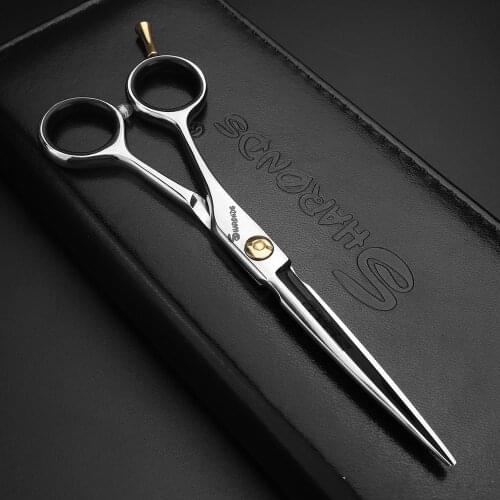 6 inch 9cr13 barbershop professional hair haircut scissors for barber japanese steel cutting scissors makas salon accessories