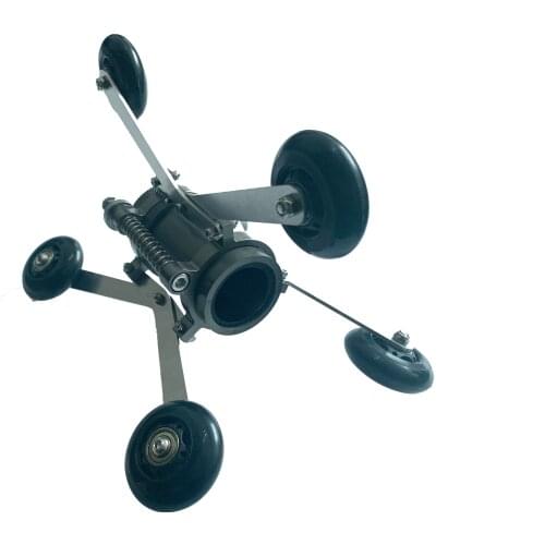 Vicam stainless steel roller skid for PT camera head