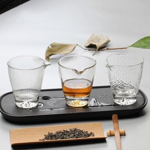 Glass fair cup, cup, thick heat-resistant glass tea sea home tea set