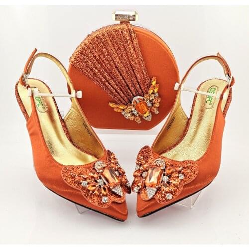 Italian Shoes with Matching Bags for Women Italian Shoes with Matching Bags High Quality Nigerian Women Party Pumps High Heels