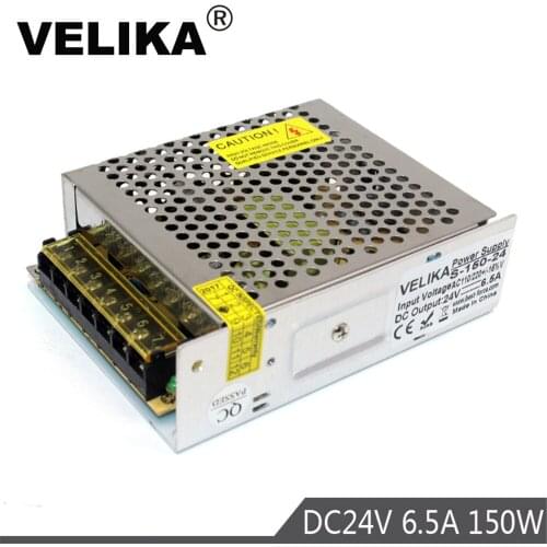 Universal DC24V 6.5A 150W Switch Power Supply Driver AC-DC 24V Power Supplies for Led Strip control display Light Lamp 3D Print