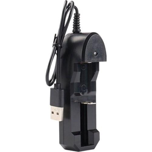 USB 18650 Battery Charger Black 4 Slots AC 110V 220V Dual For 18650 Charging 3.7V Rechargeable Lithium Battery