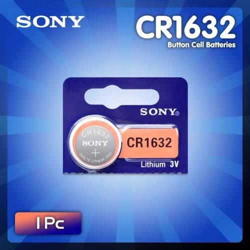 1Pc SONY CR1632 1632 DL1632 BR1632 3V Lithium Batteries Cell Button Coin Battery For Watch Remote Control Scale