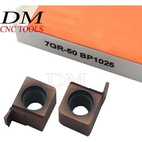 10PCS 7GR-50/80/100/120/125/190 Carbide CNC lathe blade Shallow groove cutting blade Turning accessories