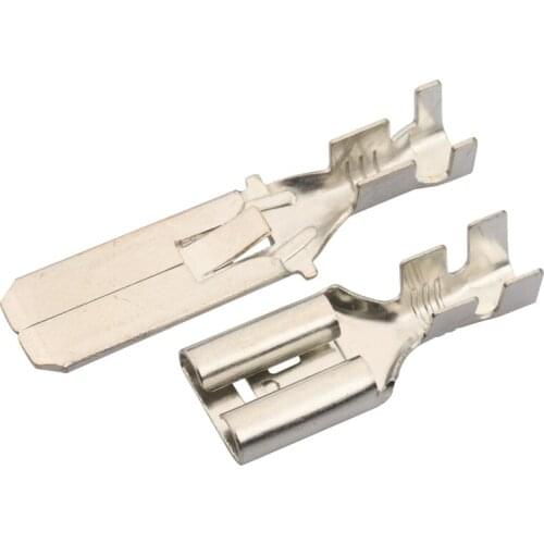 5sets 9.5 plug spring insert terminal pluggable connector plug cold pressure male and female wire pair connector