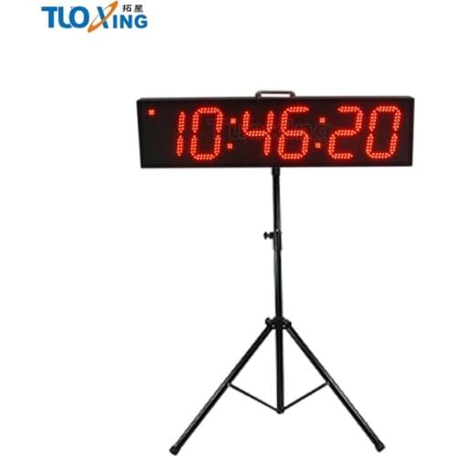 6 inch 6 digits led sports timing timer lock safe