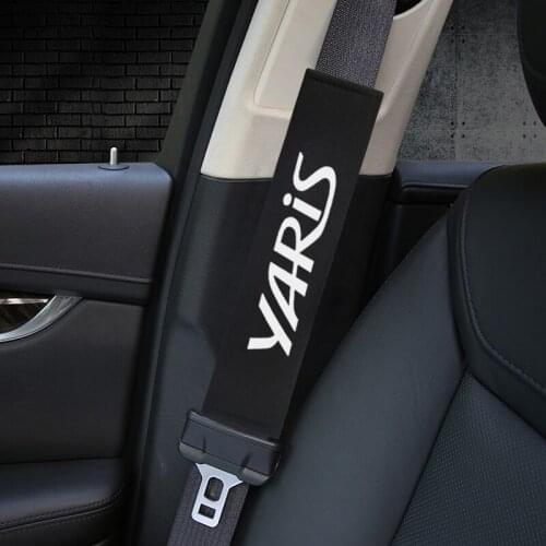 Car Styling Protect Shoulders Pads Case For Toyota yaris 2004 2008 2018 Auto Cover Stickers Accessories Car-Styling