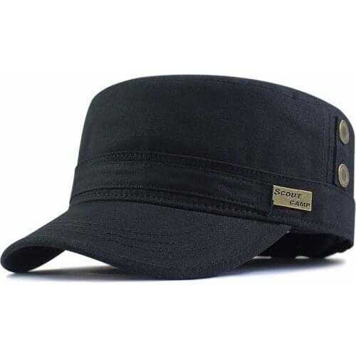 Spring Big Size Baseball Caps Man Large Size Army Flat Cap Men Summer Cotton Plus Size Military Hat 56-62cm