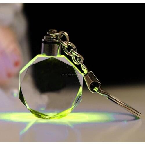 Men Luminous Key Chain Custom Made Logo Cool Design Keyring Key Holder