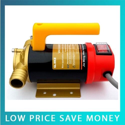 Stainless Steel /Copper Electric 12V Vane Pump 65L/min Self-suction Pump