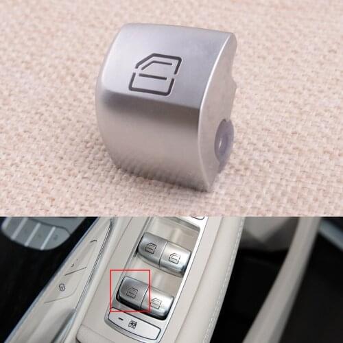 CITALL Rear Left Window Master Switch Repair Button Cover Cap Fit For Mercedes-Benz C Class W205 GLC W253 2015-2018 2019 2020