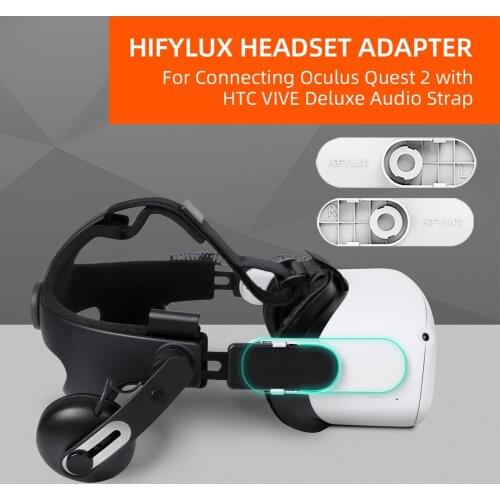 HTC VIVE VR Headset Audio Adapter Kit Head Band Strap Headband Audio Adapter Kit Smart Connector for Oculus Quest 2